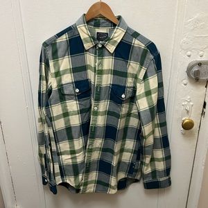 J Crew medium plaid flannel